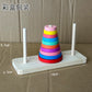 Hanot Tower Wooden 8-Layer 8-Layer Educational Children Hanot Tower Customs Clearance Toys for Primary School Students Logical Thinking Training