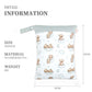 Ins Baby Room Decoration Sleeping Bear Storage Hanging Bag Baby Diaper Bag Wetbag Dry and Wet Separation 30*40