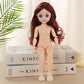 12 inch 30cm 6 minutes barpyrene naked doll change music doll body wholesale vinyl girl toy body