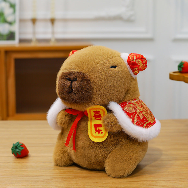 New Capibala Plush Doll Variety Capybara Series Doll Children's Sleeping Pillow Cushion Doll Wholesale