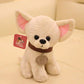 Factory wholesale simulation of eight dogs plush toys husky schnaub puppet children's birthday gift