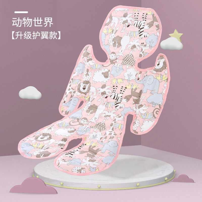 Baby Stroller Mat Mat Summer Stroller Seat Cushion Cool Mat Baby an Full Seat Dining Chair Stroller Ice Mat