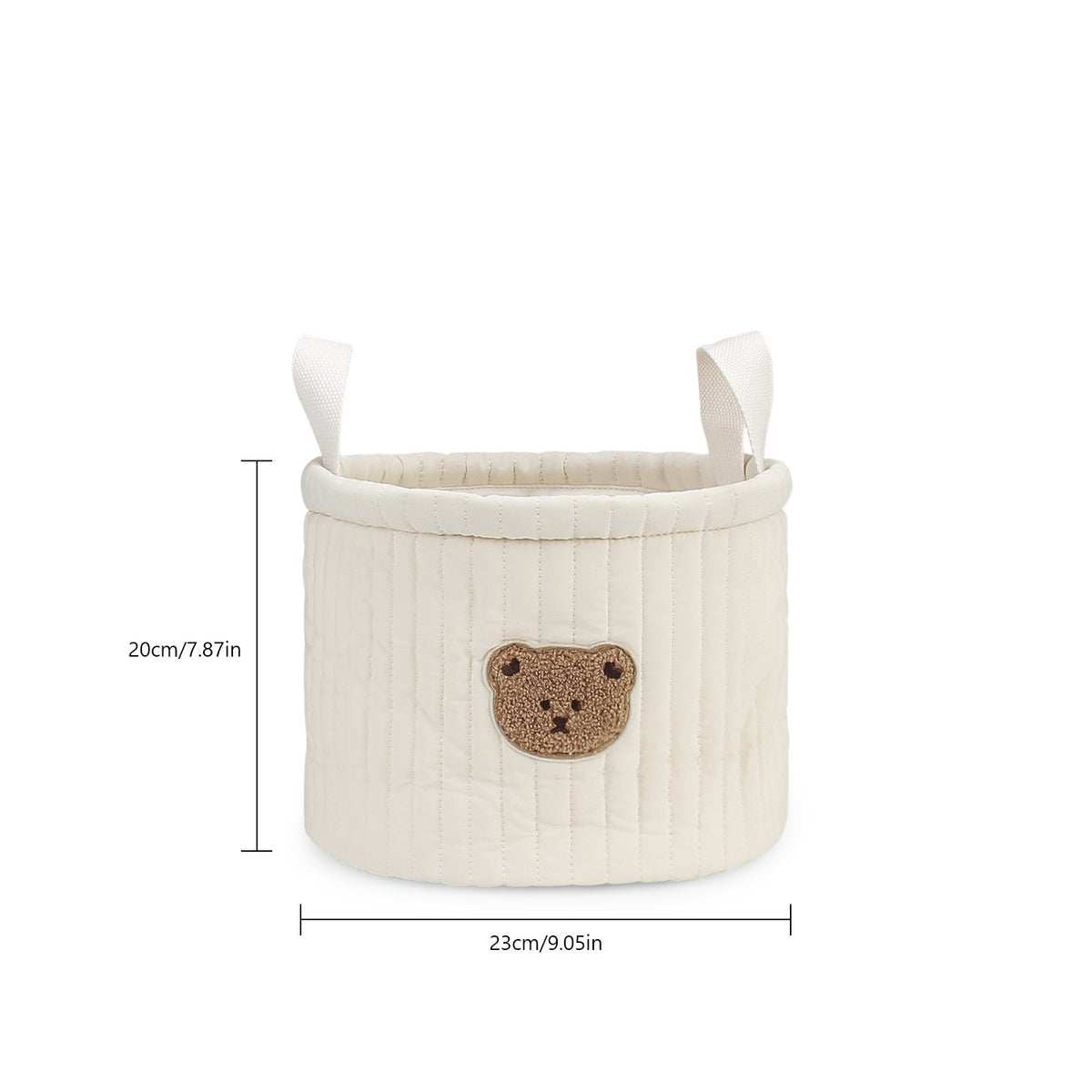 Korean Ins Clothes Storage Basket Baby Diaper Storage Basket Household Quilted Kidsren's Toys Sundries Multi-Purpose Storage