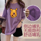 Maternity's Summer T-shirt Mid-length Short-sleeved Loose plus size Base Shirt Top Breast-feeding Pregnant Women's Postpartum Maternity Clothing
