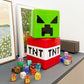 Cross-Border Hot-Selling My Magnetic World Block Building Blocks Magnetic Educational Toys Creeper Tnt Storage Wholesale