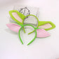 Cute Baby Yoda Ear Headband Children's Performance Dress up Green Headband Holiday Party Cos Headwear Cross-Border