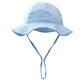 Ins Baby Pure Cotton Basin Hat European and American Anti-Sun Breathable Baby Fisherman Hat Pure Color Kidsren's Sun Hat Breathable Sun Protection