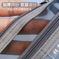Mesh Large-Capacity Pencil Case, Transparent Double-Layer Student Exam Zipper Stationery Storage Bag, Three-Layer Stationery Bag