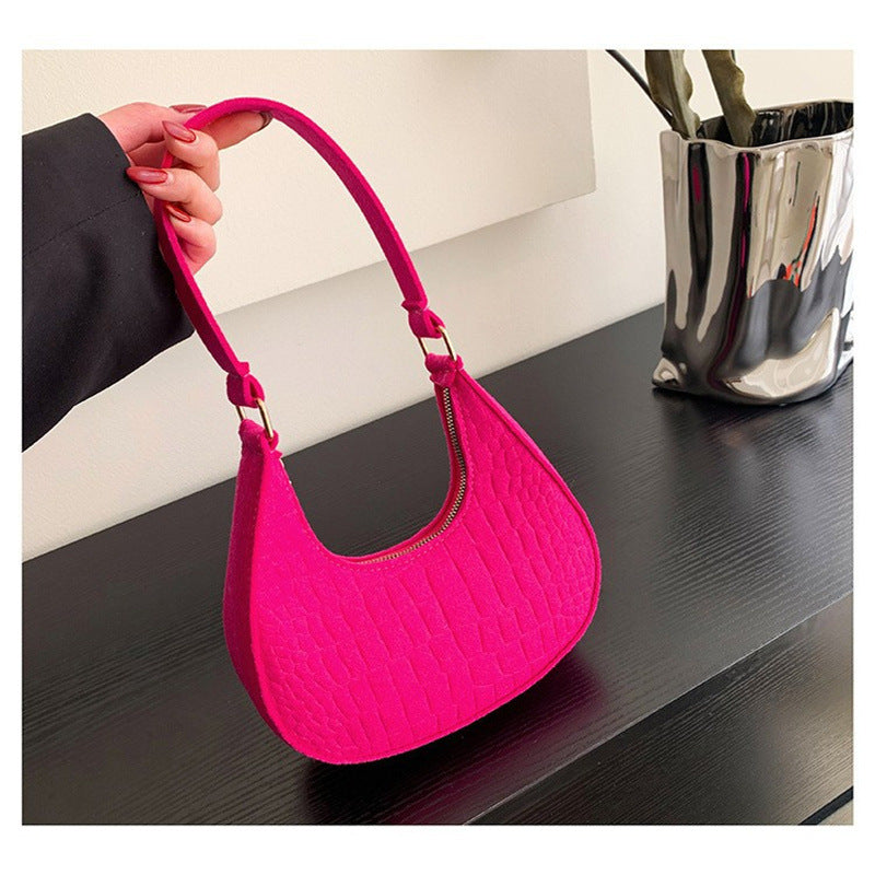 2025 Spring and Summer Explosions Fashion Casual Children's Candy Jelly Bag Mini Shoulder Crossbody Handbag Wholesale