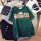 2023 Pregnant Women's Summer Cotton Short-sleeved T-shirt Loose Casual plus size Fashion Summer Pregnant Women's Long Top