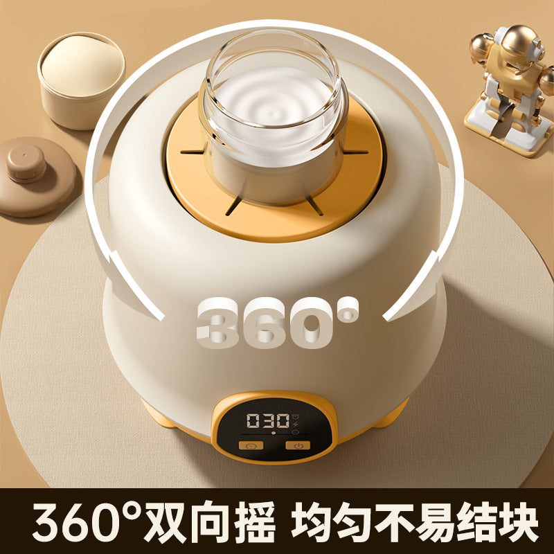 Intelligent electric milk shaker baby baby electric mixer milk machine household constant temperature milk mixer automatic milk shaking