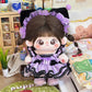 Dropshipping 20cm Baby Clothes Cotton Doll Clothes Cute Pajamas Set Original Antique Han Dynasty Doll Dress up