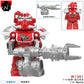 Flame X-01 Mecha Third-Party Radiation Warrior Building Block Figure Cross-Border Goods Bagged for Boys Compatible with Lego