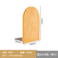 Japanese Style Simple Wooden Book Stand Creative Black Walnut Wood Thickened Bookshelf Bookend Student's Solid Wood Bookend Logo