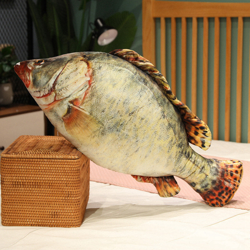 Imitation fish pillow plush toy carp doll doll crucian carp spoof pillow tilapia sleeping leg pillow