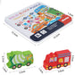 Cross-Border Children's Wooden Three-Dimensional Hexagonal Puzzle Animal Transportation Puzzle Building Blocks Early Education Educational Toys