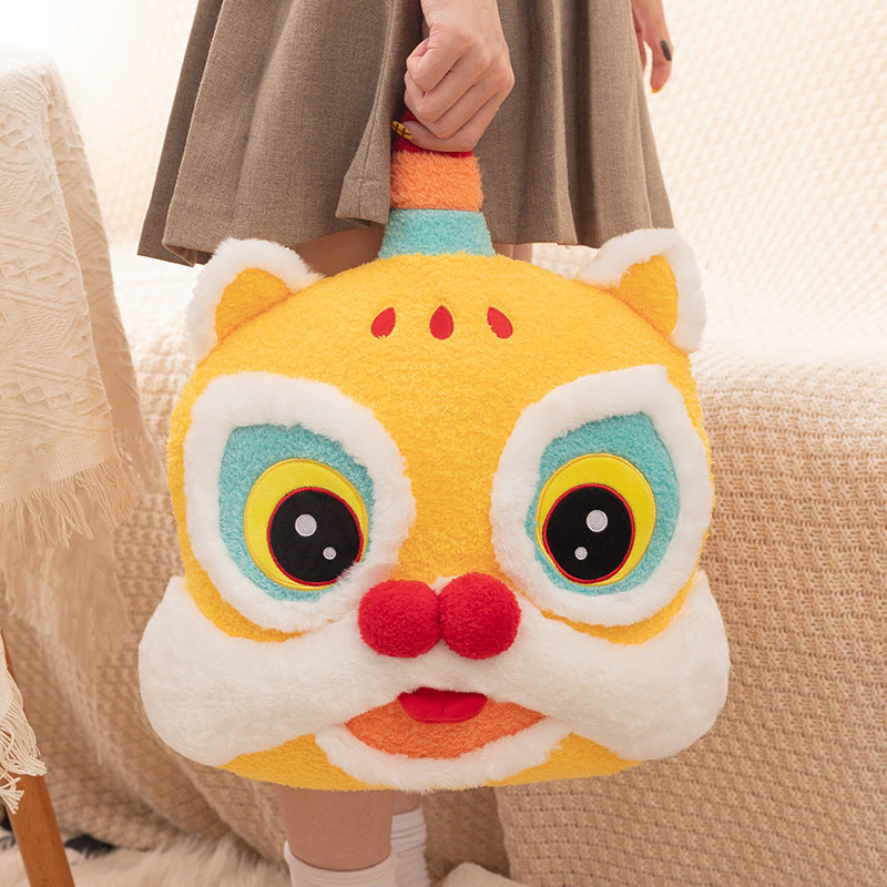 National Tide Lion Wake New Year Pillow Plush Toy Home Doll Ornaments Living Room Sofa Pillow Company Annual Meeting Gift