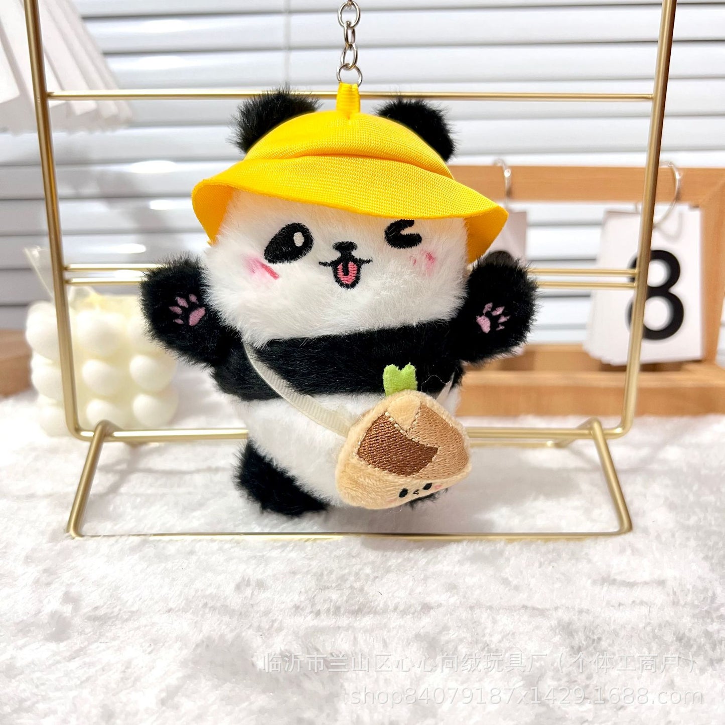 Internet Celebrant Cute Cute National Treasure Red Panda Pendant Plush Toy Doll Bag Bag Pendant Keychain Doll