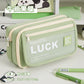 Flip-Top Pencil Case Ins Style High School Student New Style Pencil Case for Girls Male Large Capacity Stain-Resistant Simple Stationery Box
