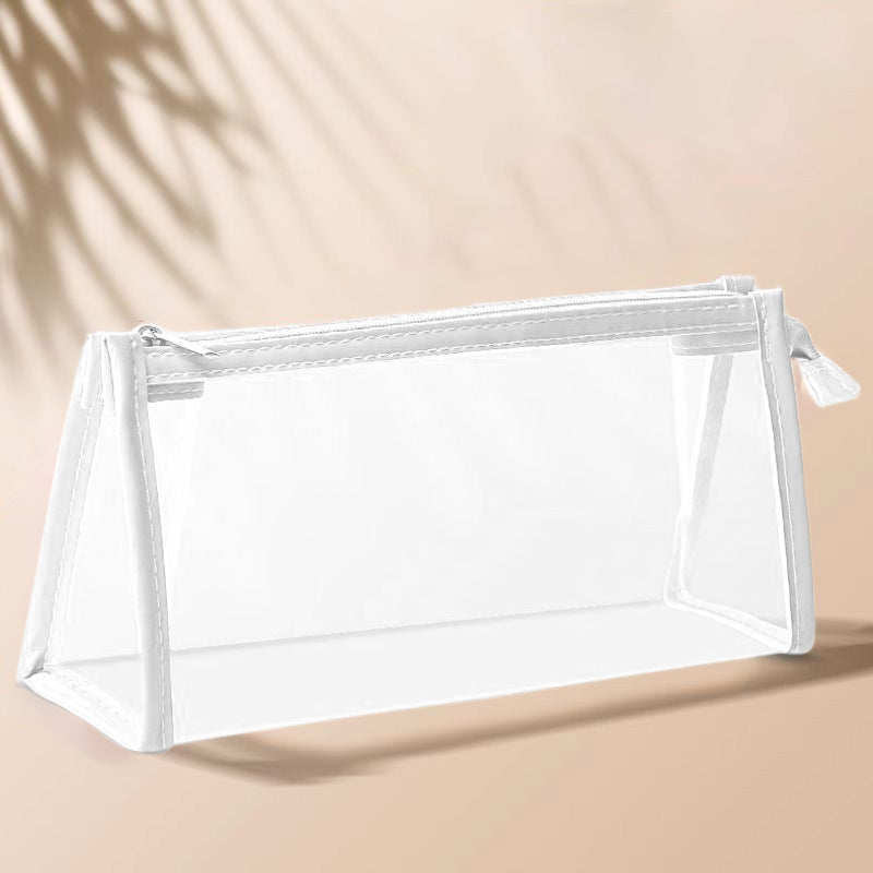 Transparent Pencil Case for Exams, Simple Pencil Bag for High School Students, Large Capacity Pvc Pencil Case in Stock