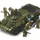 Little Luban B1251Btr80As Infantry Fighting Vehicle Building Blocks Military Tank Model Educational Assembly Toy Cross-Border Male