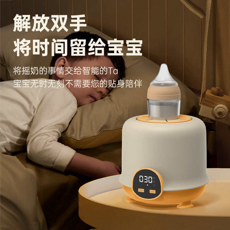 Intelligent electric milk shaker baby baby electric mixer milk machine household constant temperature milk mixer automatic milk shaking
