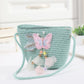 Cross-border New Children's Bag Spring and Summer New Children's Crossbody Bag Handmade Straw Satchel Travel Mini Coin Purse