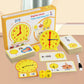 Specialized Clock Teaching Aids for Elementary School: Clock Models for First and Second Graders, Alarm Clock Face, Children's Learning Time Toys