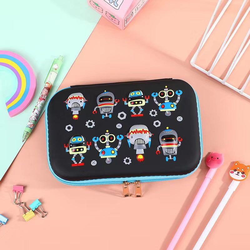 Eva Pencil Box 3D Stereo Large-Capacity Kidsren's Pencil Bag Multi-Functional Student Stationery Popular Pencil Box Waterproof