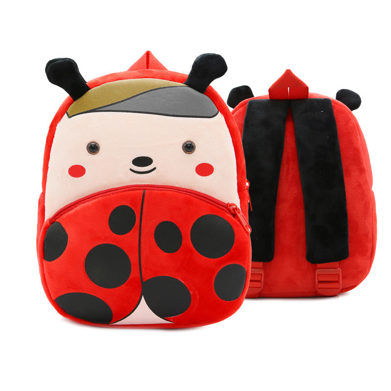 Cute Cartoon Animal Children's Backpack Stall Supply Backpack Kindergarten Plush Backpack Children's Bag Orderable Printing