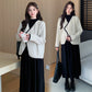Maternity Clothes 2025 Autumn New Korean Fashion Two-Piece Pregnant Women Dress