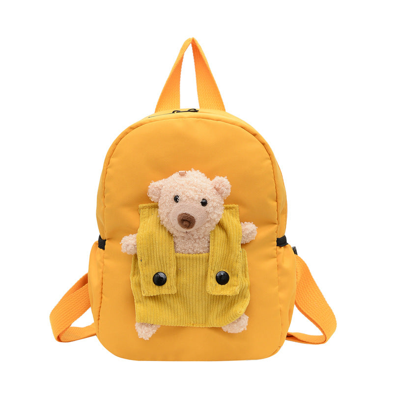 Kindergarten School Bag Cartoon Bear Unisex Backpack 2026 New Korean Style Trendy Children's Backpack Gift Bag Wholesale