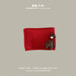 Qiunan Kidsren's Scarf Red New Year's Christmas Festive Warm Knitted Scarf Winter Windproof Neck Cover for Boys and Girls