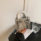 Mini Daffy Bag Girl's Princess Bag 25 Fashionable Ins Style Internet Celebrity High-end Sequins Fashion Lipstick Matching Bag