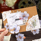 Pick up Pet Flower Sticker Pack, Hot Stamping Handbook DIY Decorative Material Stickers, 20 Pieces in Cross-Border 6 Styles