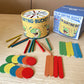 Cross-Border Montessori Early Education Cpc Color Classification Bucket Coin Box Ce Kidsren's Cognitive Matching Teaching Kindergarten Toys