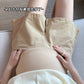 Pregnant women's washed Denim shorts summer loose belly support pants outer wear casual Denim all-match fashionable mom short pants