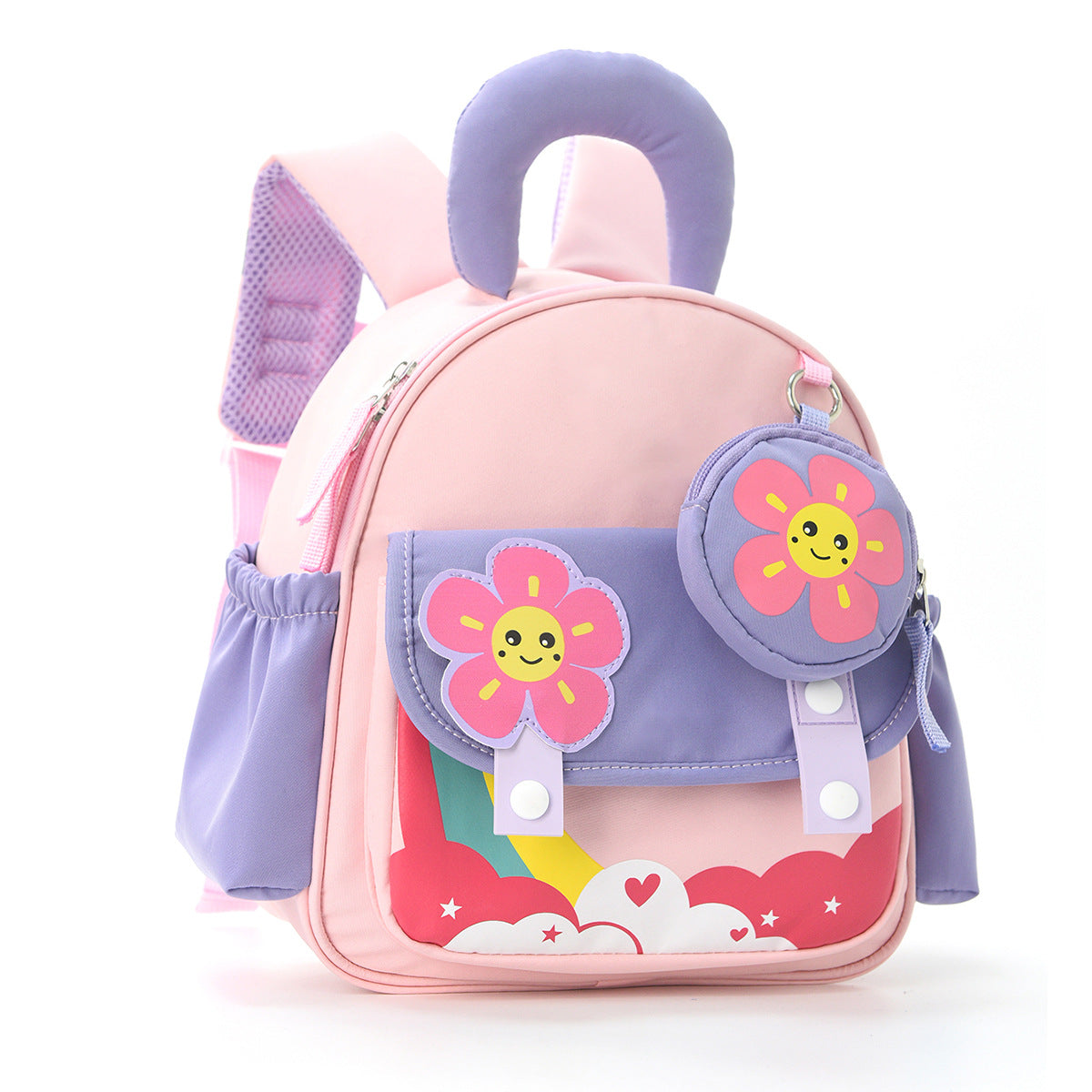 Cross-Border Children's Backpack for Travel, Lightweight Large-Capacity Backpack, Outdoor Travel, Fashionable and Cute Cartoon Backpack
