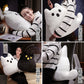 Cross-Border Ghost Cute Pillow Halloween Doll Cat Pillow Skin-Friendly Full Doll Pillow Birthday Gift Batch