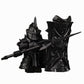 Black High Tower Knight Frost Silver Barrier Battle Guard Soul Third Party Minifigure Building Block Toy Boy Compatible with Lego Foreign Trade