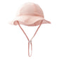 Ins Baby Pure Cotton Basin Hat European and American Anti-Sun Breathable Baby Fisherman Hat Pure Color Kidsren's Sun Hat Breathable Sun Protection