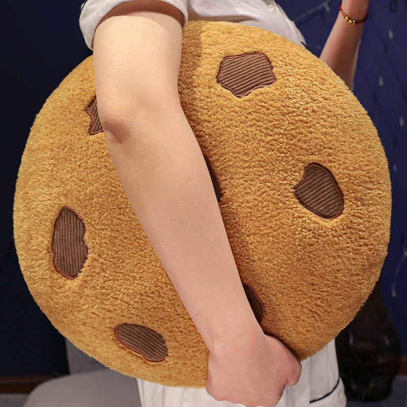 Ins Cute Cookie Pillow Cross-border Plush Toy Creative Snack Pillow Living Room Bedroom Nap Pillow