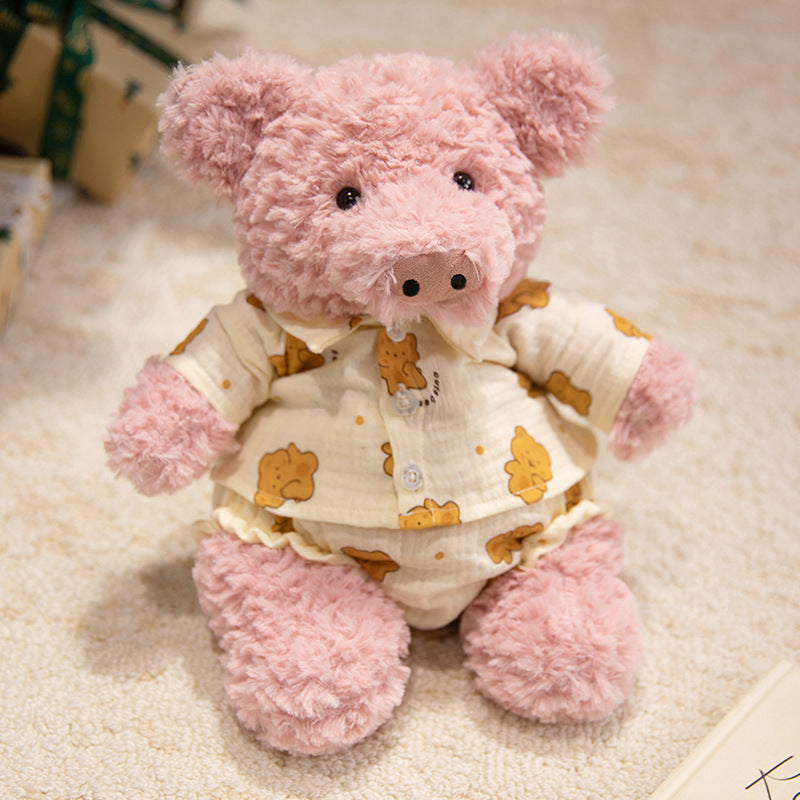 Barnabus Pig Doll Barcelona Bear Sleeping Doll Bed Rag Doll Ugly Cute Stuffed Toy Birthday Gift