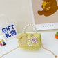 New Korean Fashion Woolen Cotton Linen Women's Children's Bow Pearl Handbag Handbag Women's Bag