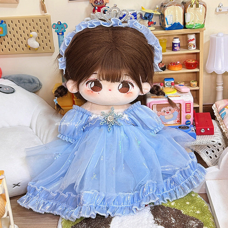 Dropshipping 20cm Baby Clothes Cotton Doll Clothes Cute Pajamas Set Original Antique Han Dynasty Doll Dress up