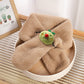 Children's Christmas Autumn and Winter Scarf Plush Warm Cute Cartoon Red New Year Festival Imitation Rabbit Fur Parent-Child Scarf
