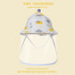 Baby Hat Spring and Autumn Thin Pure Cotton Cute Super Cute Fisherman Hat Anti-Droplet Protective Cap for Newborns