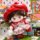 Dropshipping 20cm Baby Clothes Cotton Doll Clothes Cute Pajamas Set Original Antique Han Dynasty Doll Dress up