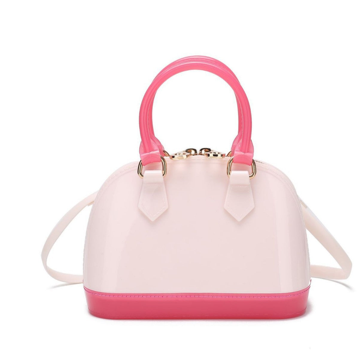 2025 Spring and Summer Explosions Fashion Casual Children's Candy Jelly Bag Mini Shoulder Crossbody Handbag Wholesale