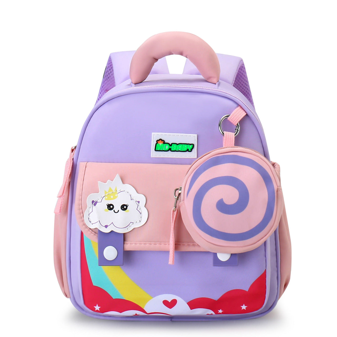 2025 New Kindergarten Schoolbag Boys and Girls Backpack Cartoon Cute Ultra-light Lightweight Large Capacity Casual Backpack